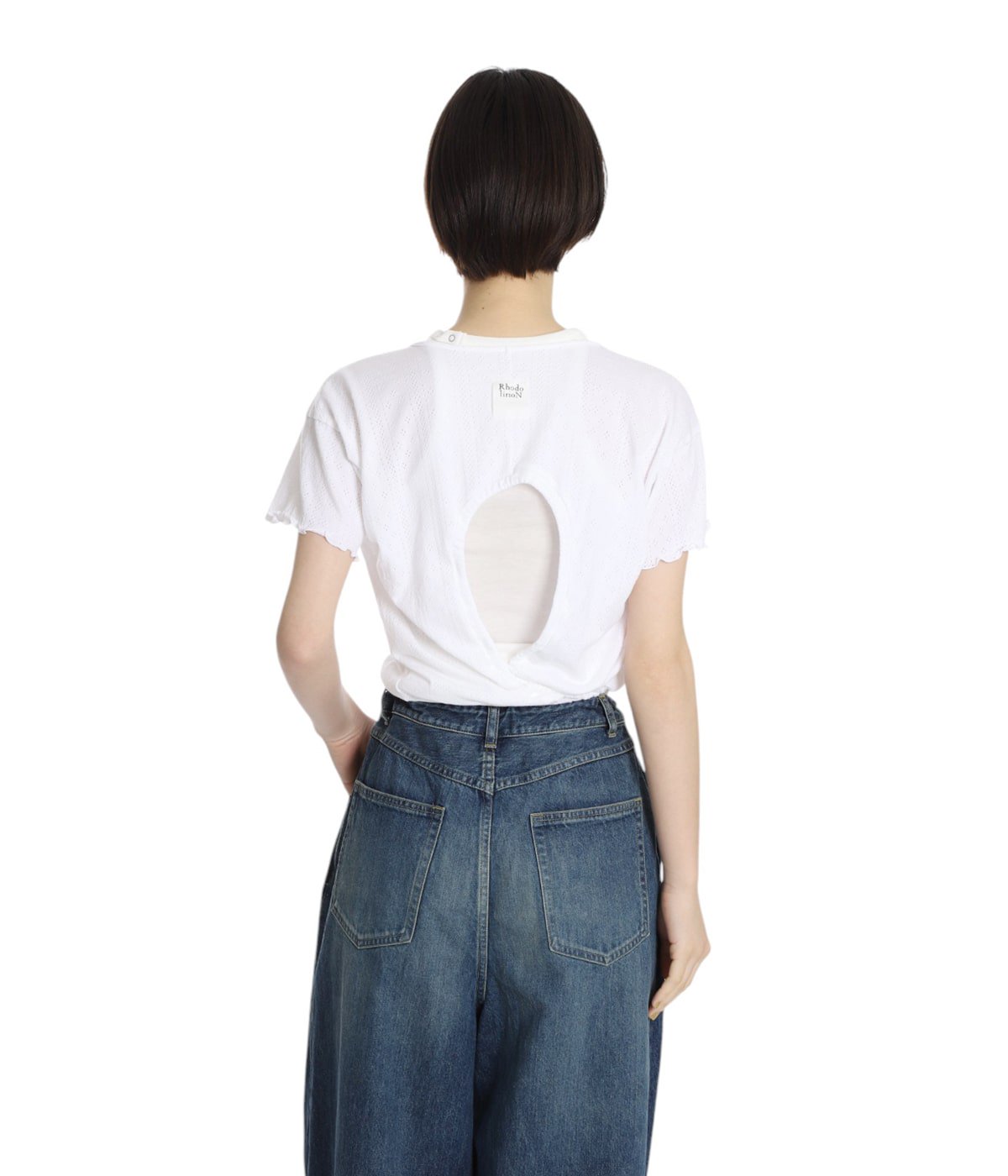 ロドリリオン RhodolirioN LN902 Tシャツ ホワイト サイズ：1 RhodolirioN(ロドリリオン) LN902Tシャツ ホワイト サイズ 1