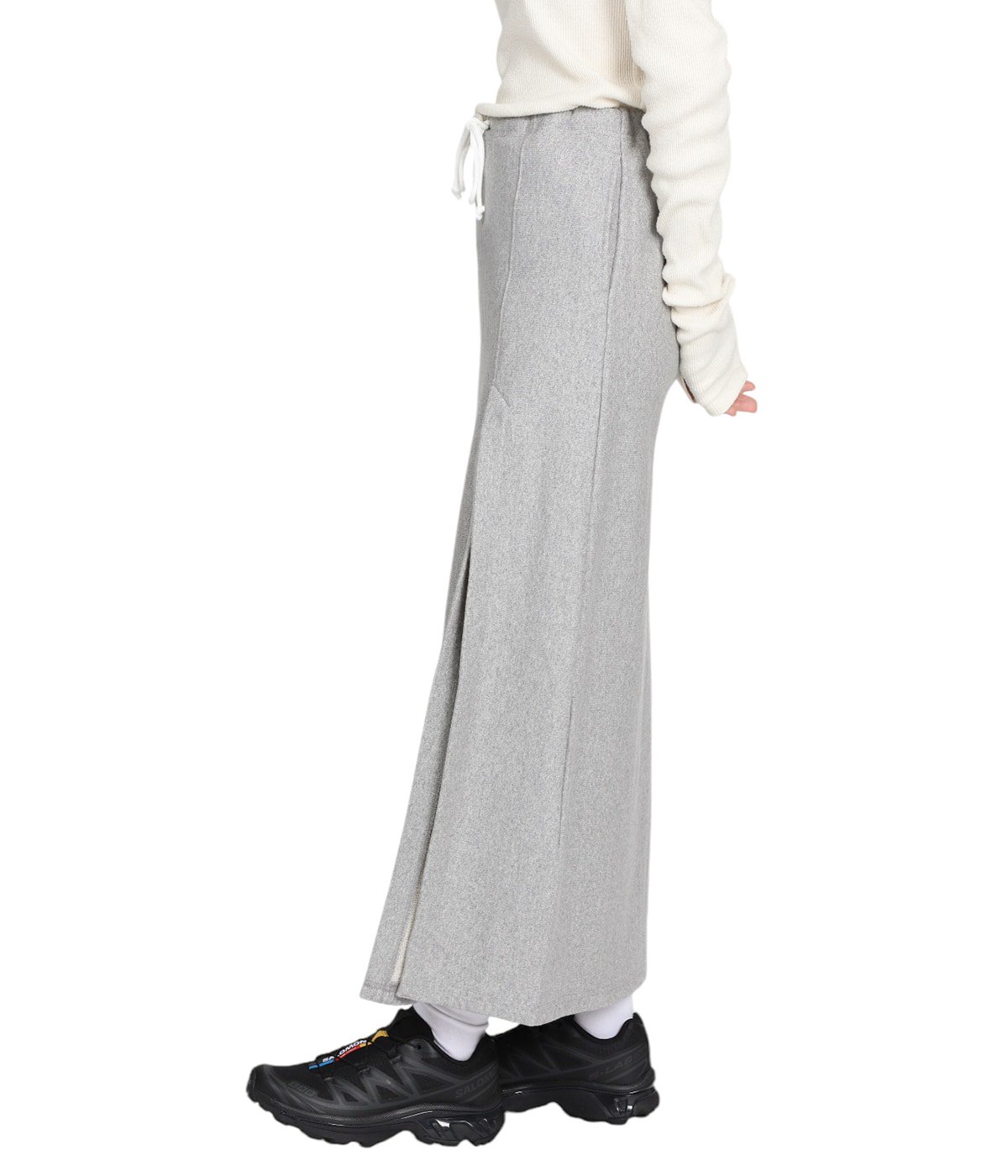 レディース】Deep Slit Skirt - French Terry | RhodolirioN