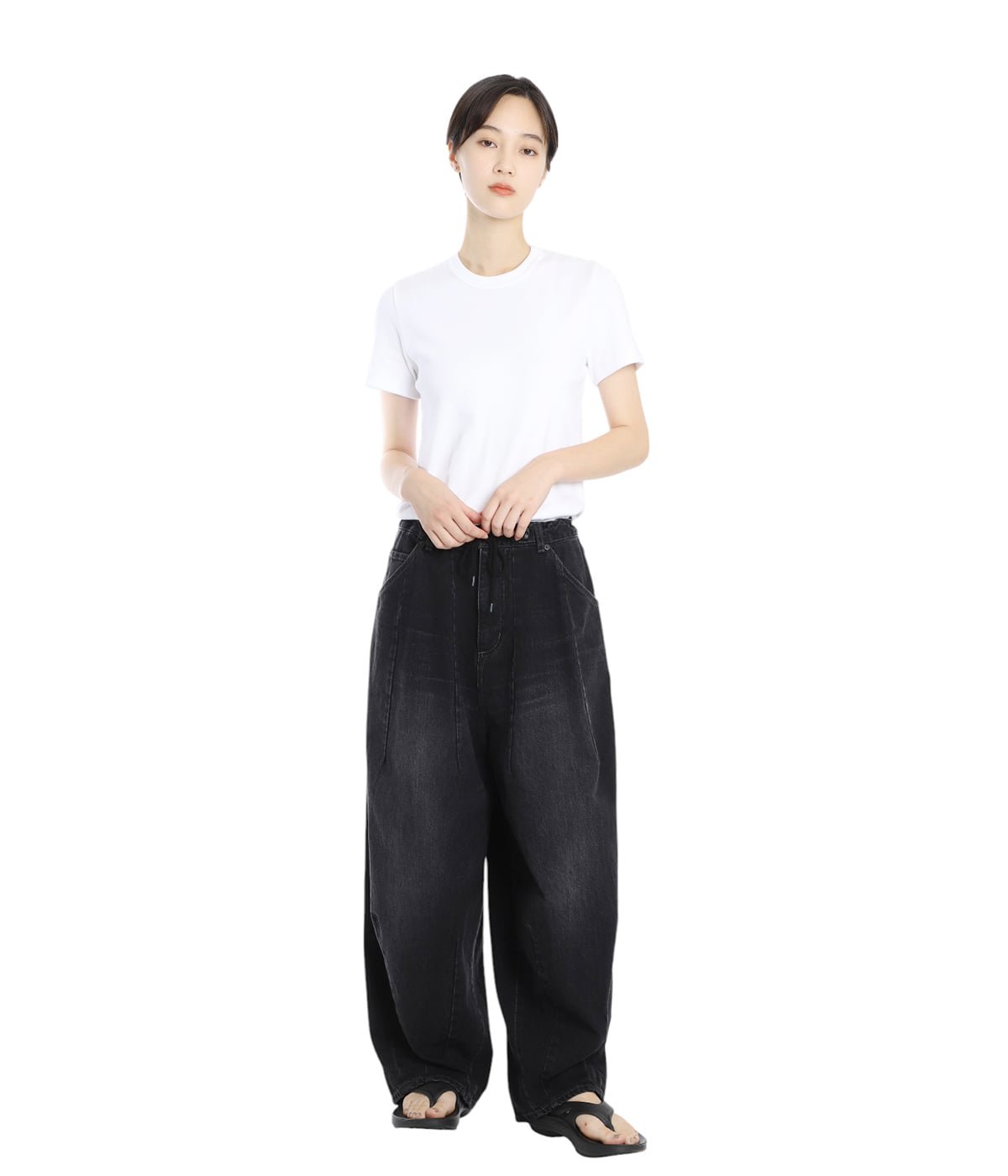 model（166cm） 着用サイズ：XS