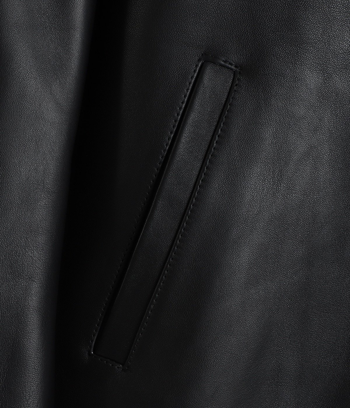 REGULAR COLLAR ZIP BLOUSON NAPPA NATURA 0.8mm | CINQUANTA