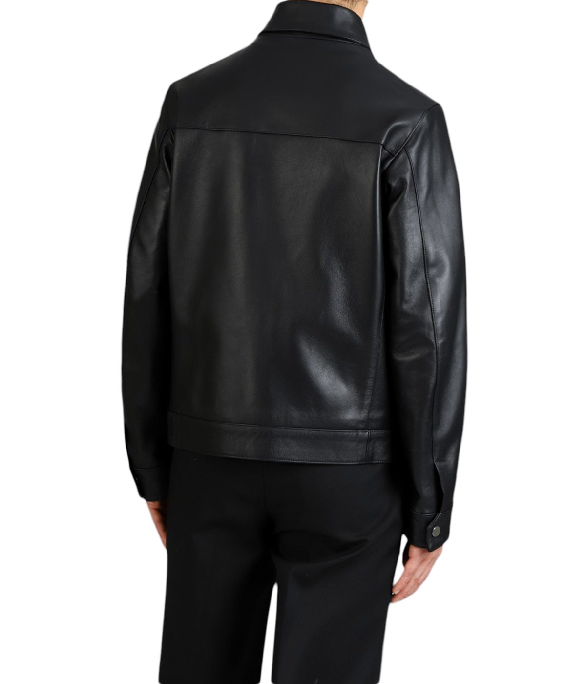 REGULAR COLLAR ZIP BLOUSON NAPPA NATURA 0.8mm | CINQUANTA