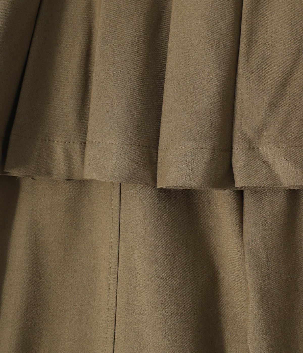 Faux skirt pleated trousers スラックス Faux skirt pleated