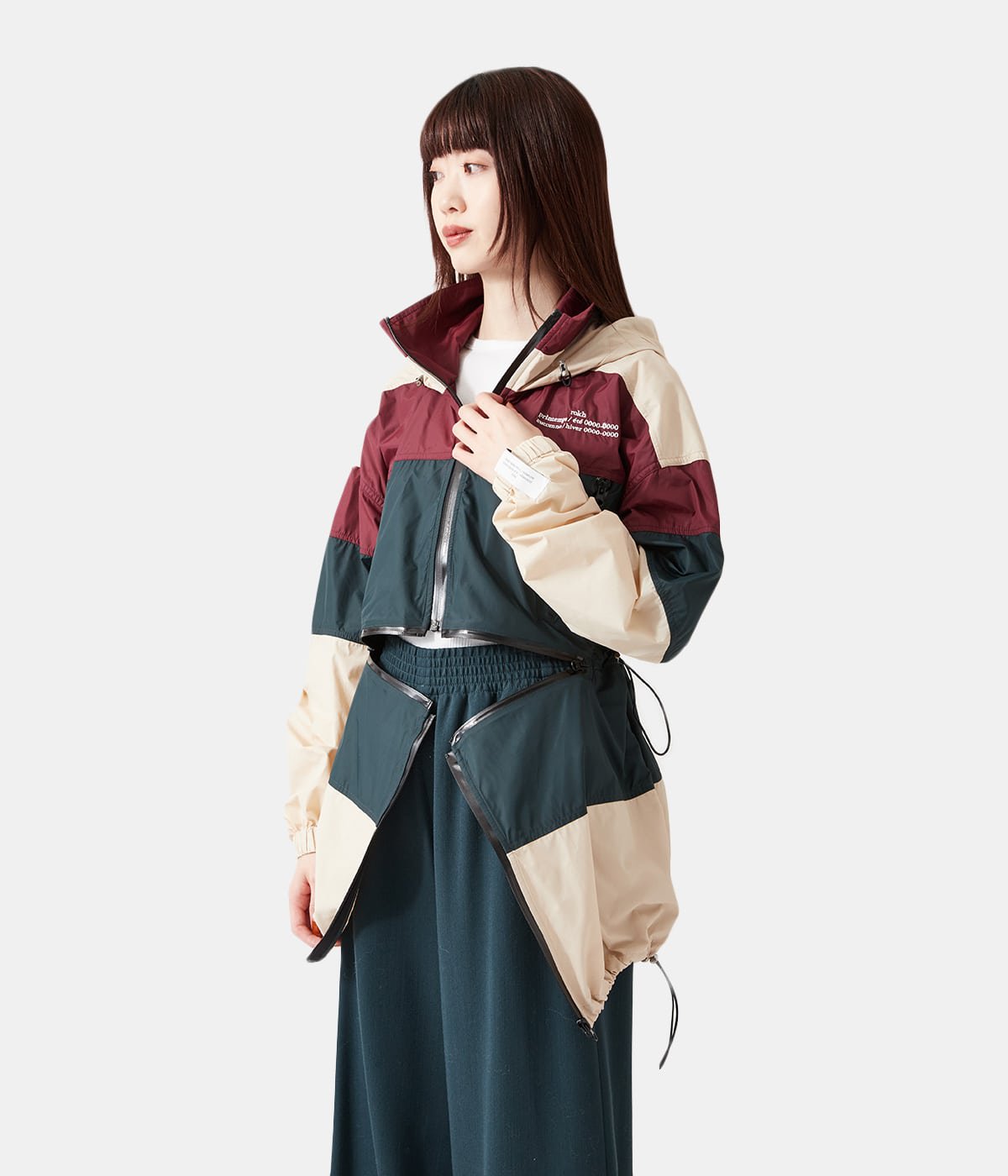レディース】MULTI ZIP WINDBREAKER JACKET | Rokh(ロク) / アウター 