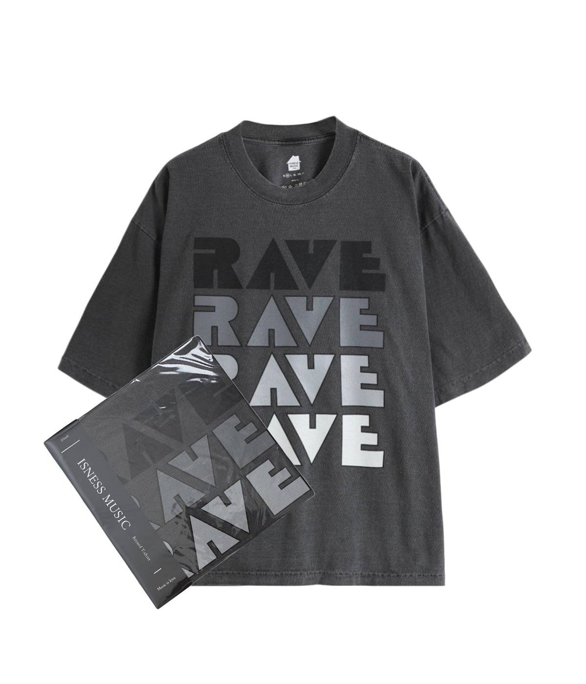 ISNESS MUSIC RAVE Tシャツ RAVE T-SHIRT | ISNESS MUSIC(イズネス ミュージック