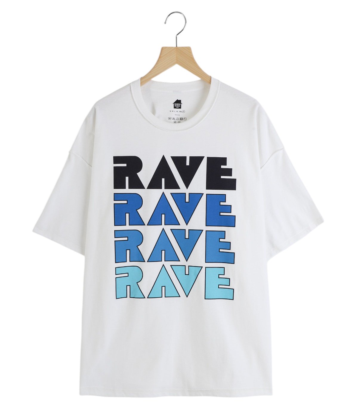 ISNESS MUSIC RAVE Tシャツ RAVE T-SHIRT | ISNESS MUSIC(イズネス ミュージック