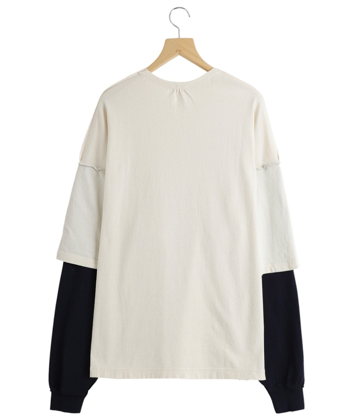 トップス refomed \"revervesible l/s tee\" refomed [ REVERSIBLE L/S TEE ] OUTMEAL×LIME | ロイド・エフ