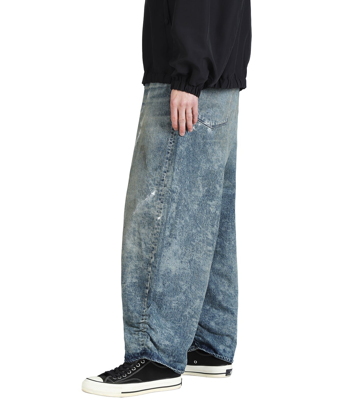 FRESH MAN DENIM WIDE PANTS “PAINT“ | refomed(リフォメッド