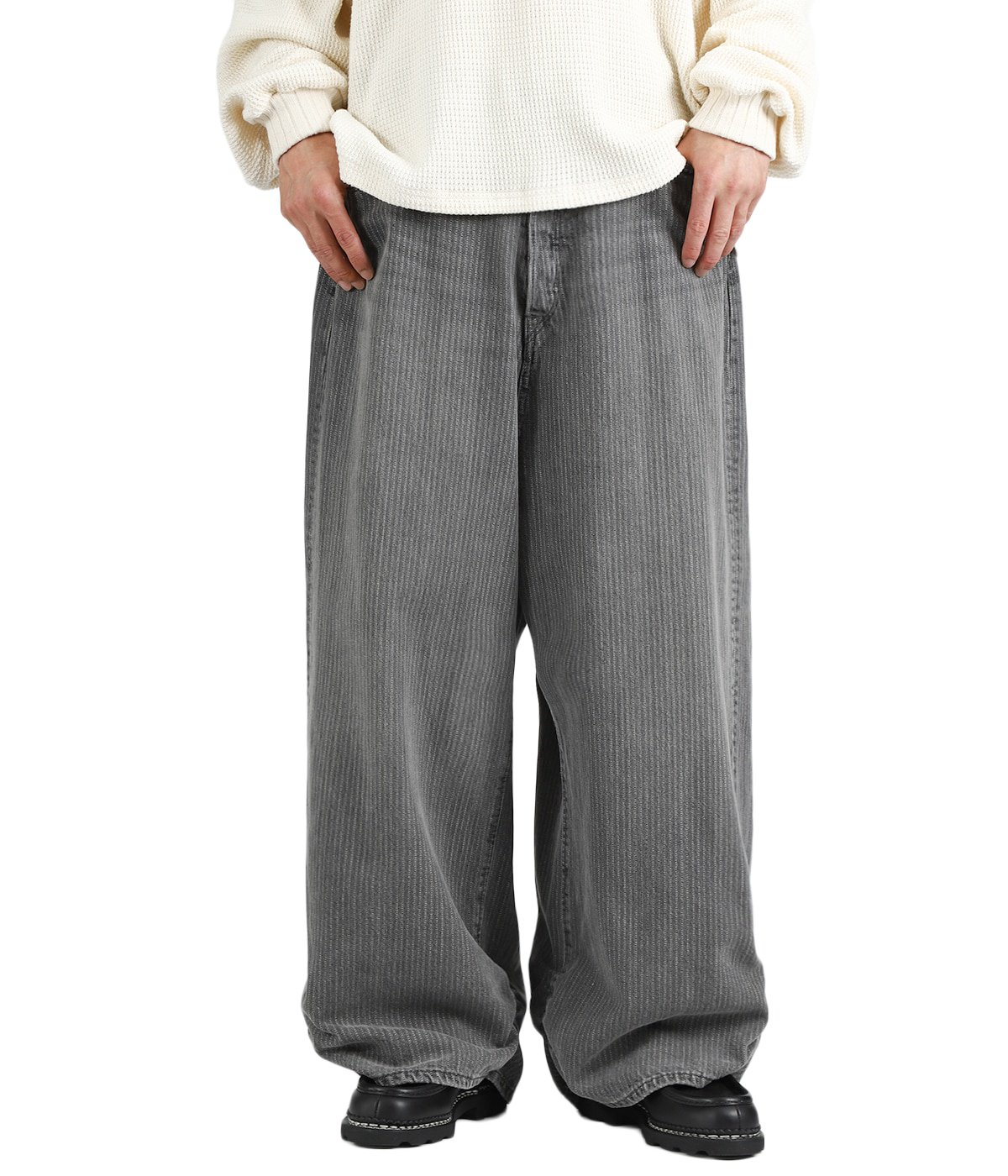 FRESH MAN DENIM WIDE PANTS by EDWIN “STRIPE“ | refomed 
