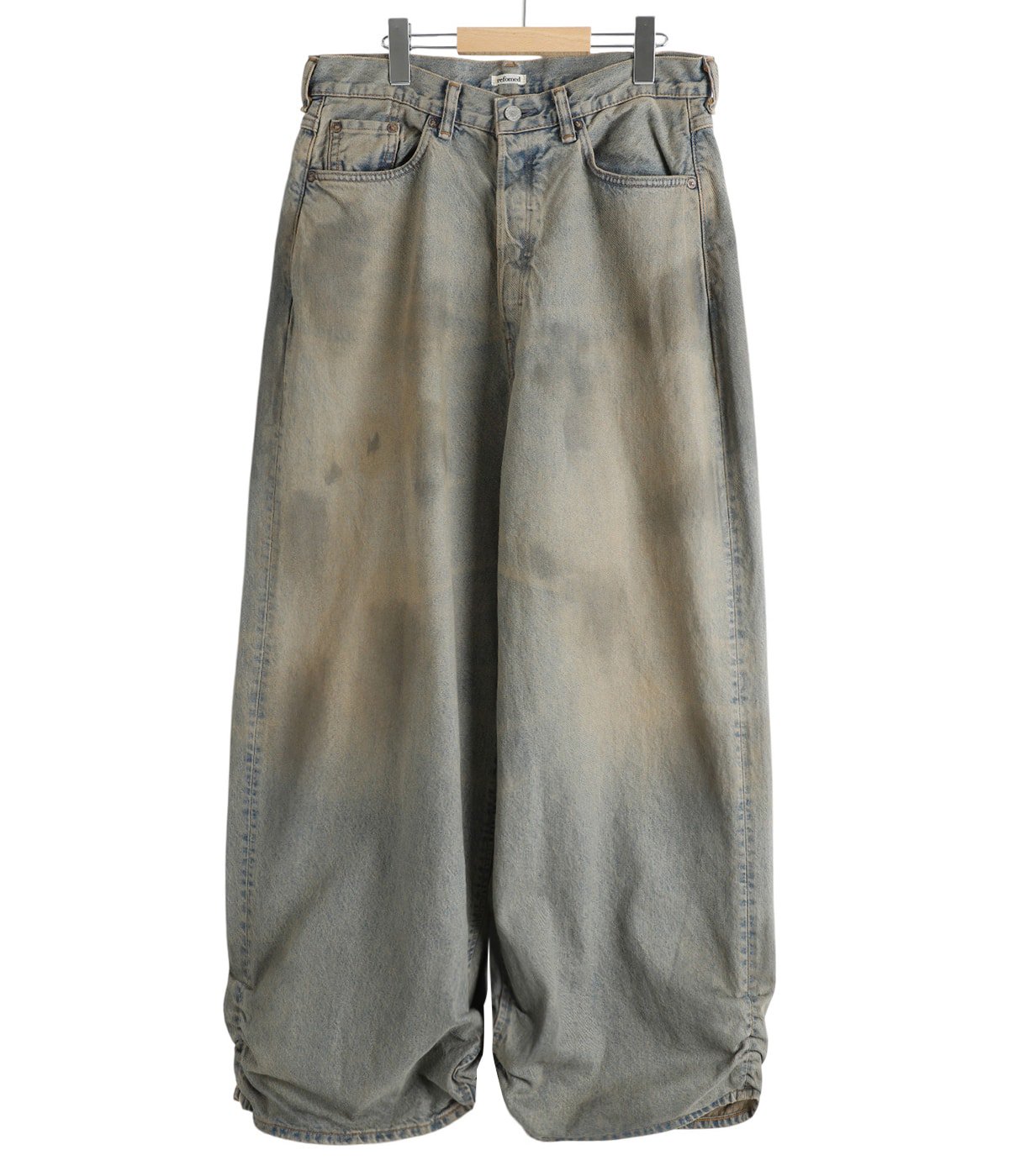 パンツ FRESH MAN DENIM WIDE PANTS by EDWIN USED refomed [ FRESH MAN DENIM WIDE PANTS by EDWIN 