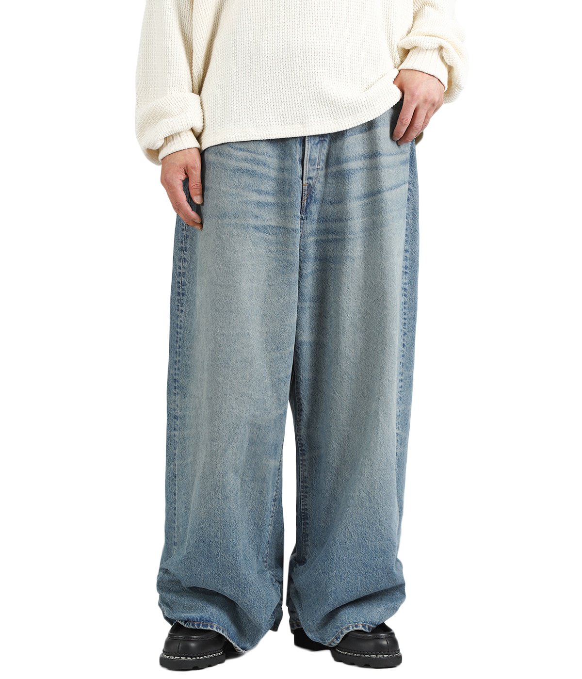 FRESH MAN DENIM WIDE PANTS by EDWIN “USED“ | refomed(リフォメッド 