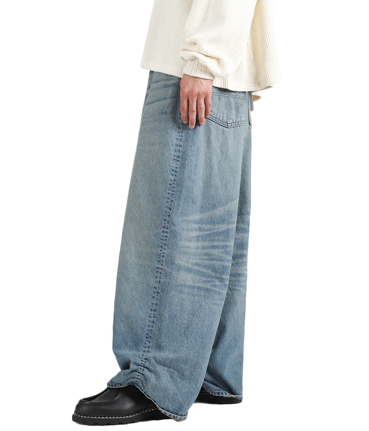 FRESH MAN DENIM WIDE PANTS by EDWIN “USED“ | refomed(リフォメッド