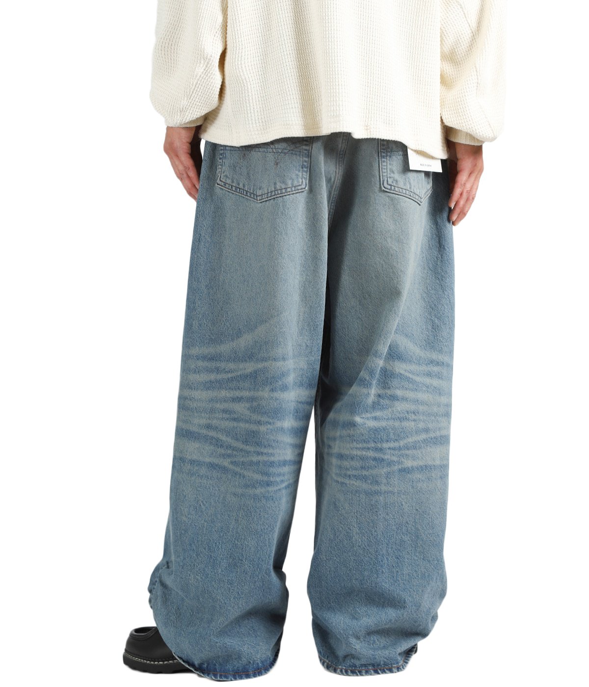 FRESH MAN DENIM WIDE PANTS by EDWIN “USED“ | refomed(リフォメッド