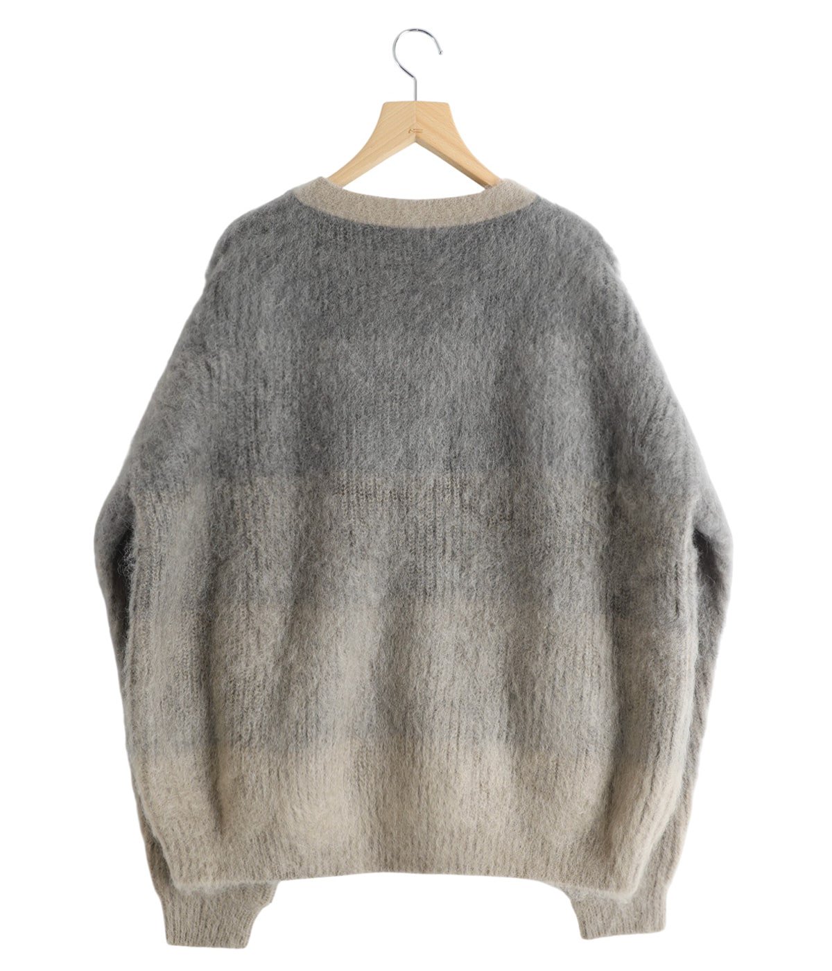 MOHAIR GRADATION BORDER CARDIGAN | REVERBERATE(リバーバレイト
