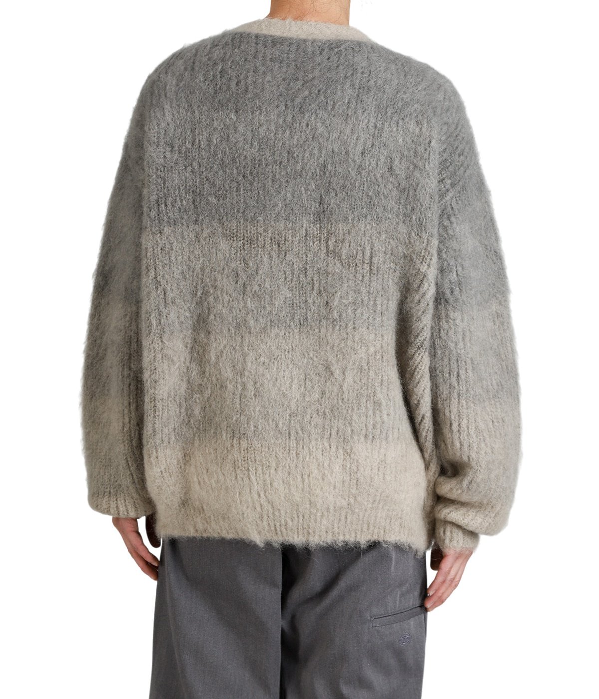 MOHAIR GRADATION BORDER CARDIGAN | REVERBERATE(リバーバレイト