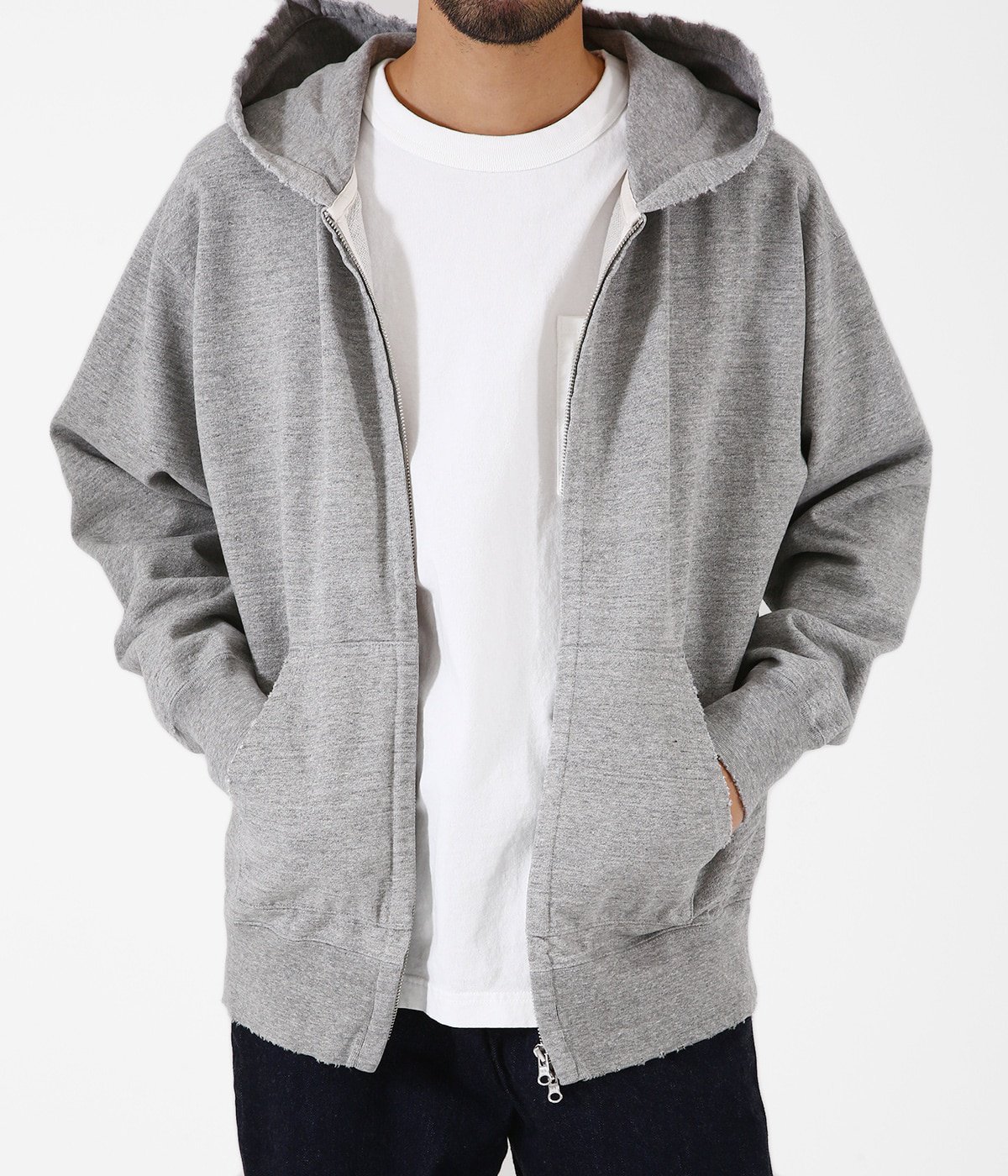 Damage Zip Hoodie | Ron Herman(ロンハーマン) / トップス パーカー 