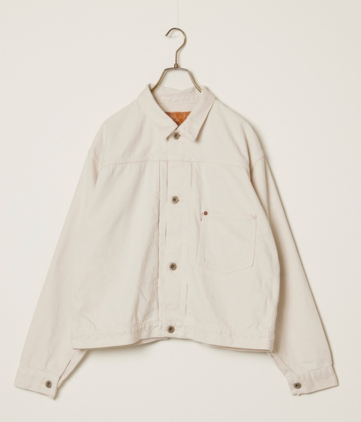 【新品未使用】レミレリーフ（REMI RELIEF） ホワイトデニムジャケット 予約】12oz SELVEDFE DENIM 大戦モデル JKT | REMI RELIEF