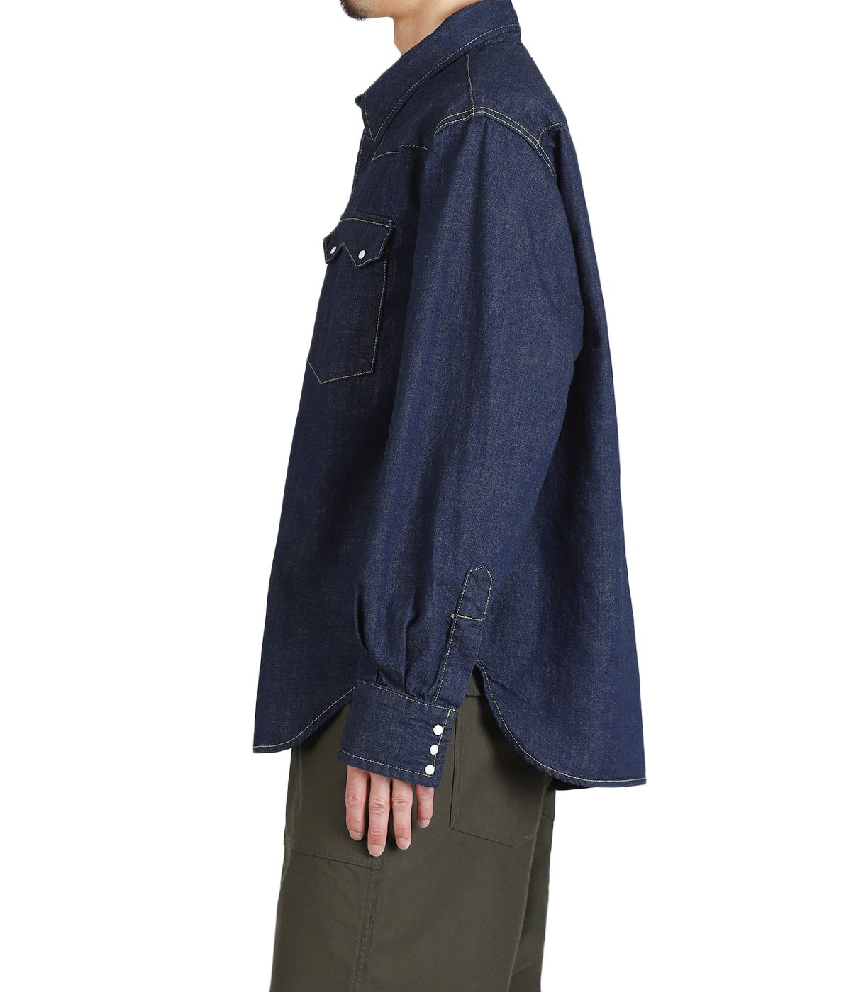 8.5oz DENIM WESTERNSHIRT(ノコギリ型フラップ) | REMI RELIEF