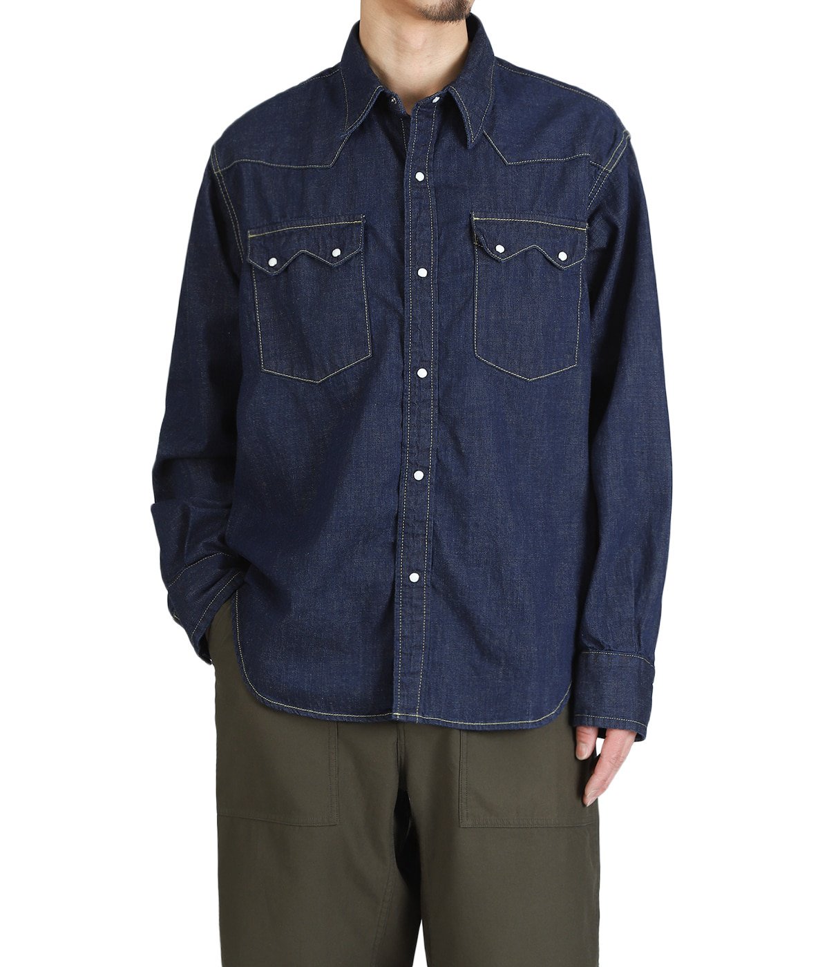 8.5oz DENIM WESTERNSHIRT（ノコギリ型フラップ） | REMI RELIEF