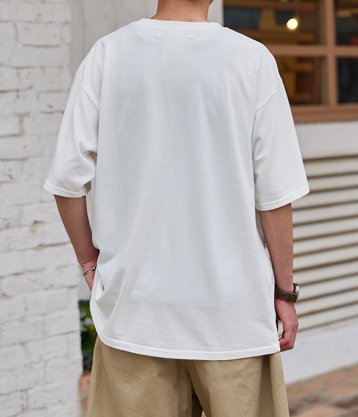 トップス REMI RELIEF VERMONT T-SH REMI RELIEF/レミ レリーフ】 Reversible T shirt（Tシャツ