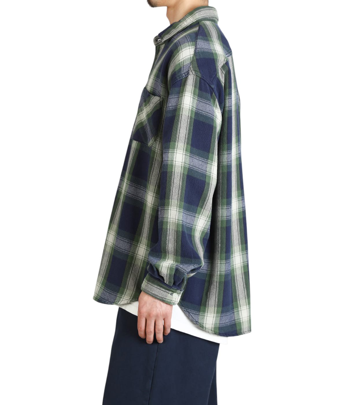 INDチェックSH | REMI RELIEF NAVY LABEL(レミレリーフ ネイビー