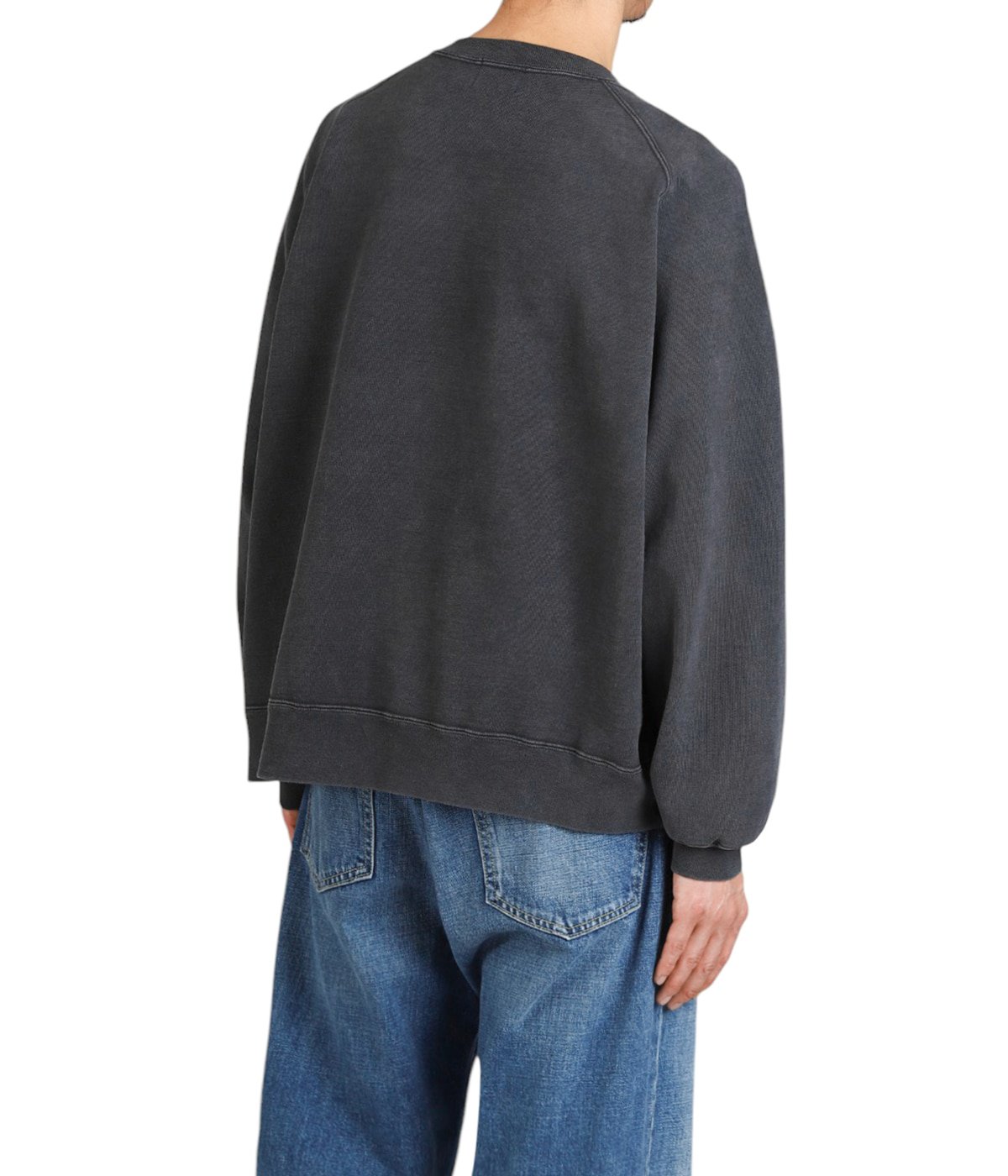 レミレリーフ　ネイビーレーベル　ダブルSP加工裏毛クルー　ブラック SP加工裏毛クルー(Mickey Mouse) | REMI RELIEF NAVY LABEL