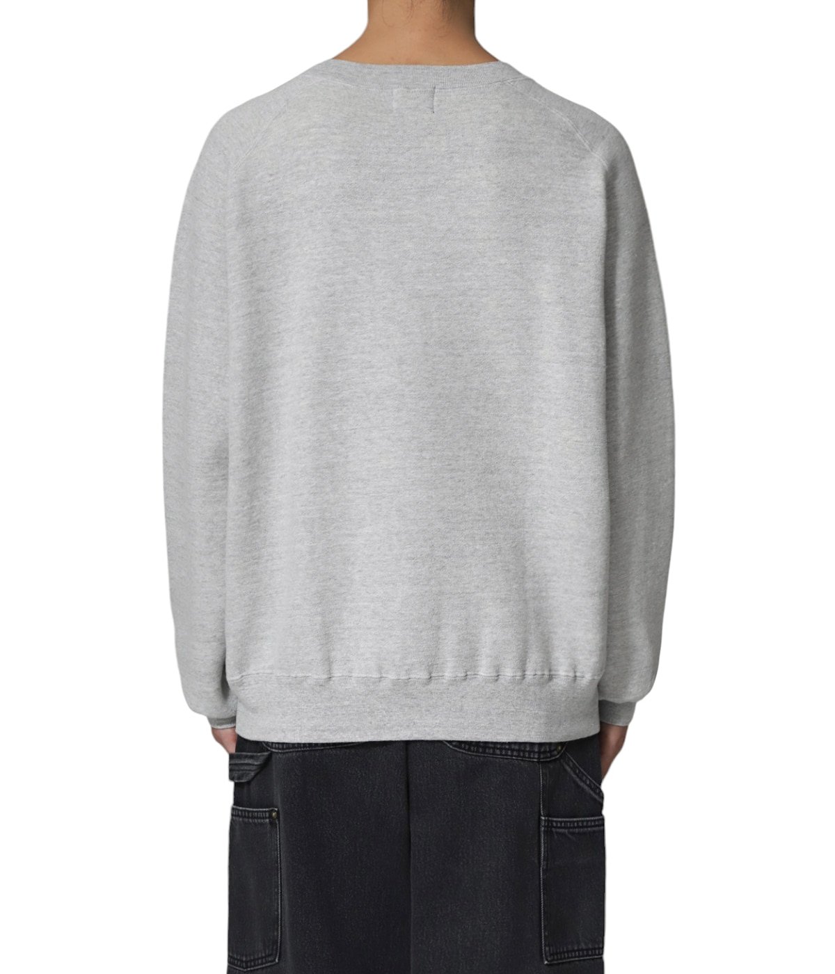 起毛裏毛クルー | REMI RELIEF NAVY LABEL(レミレリーフ ネイビー