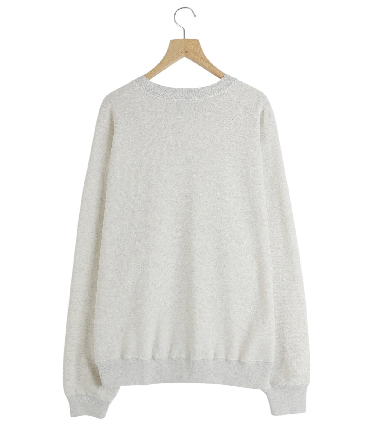 綿アクリル裏毛ラグランクルー | REMI RELIEF NAVY LABEL(レミレリーフ