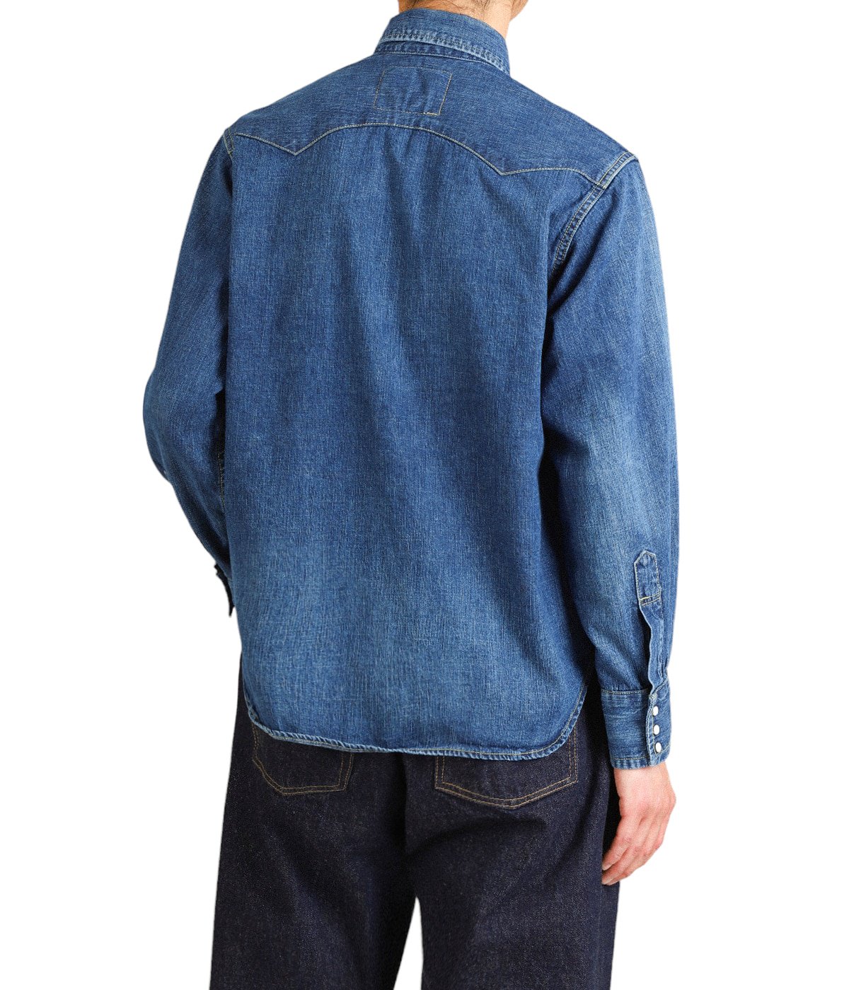 8.5oz DENIM WESTERNSHIRT（ノコギリ型フラップ） | REMI RELIEF