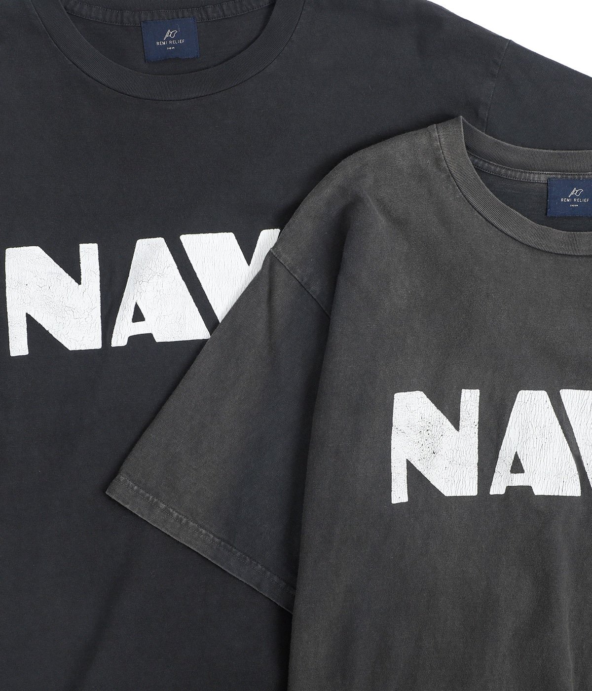16/-天竺T(NAVY) | REMI RELIEF NAVY LABEL(レミレリーフ ネイビー