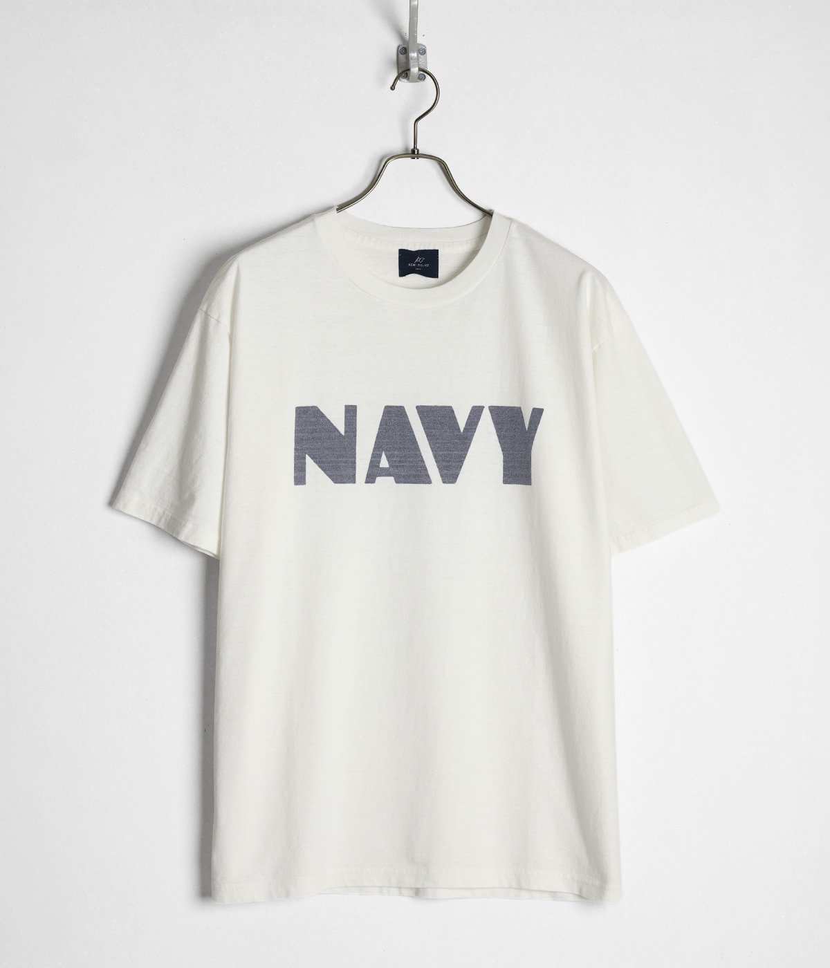 16/-天竺T(NAVY) | REMI RELIEF NAVY LABEL(レミレリーフ ネイビー