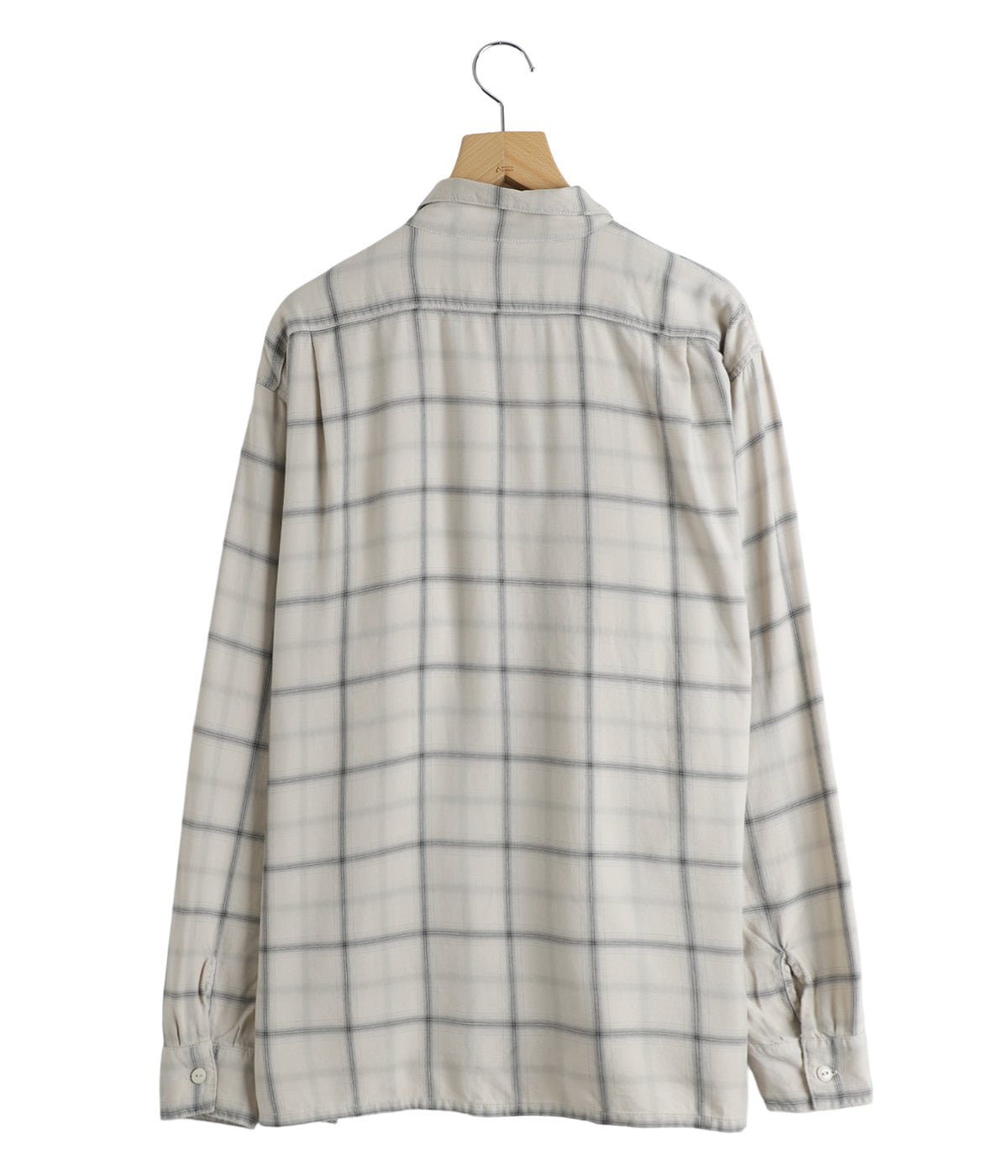 レーヨンチェックオープンカラーSH | REMI RELIEF NAVY LABEL