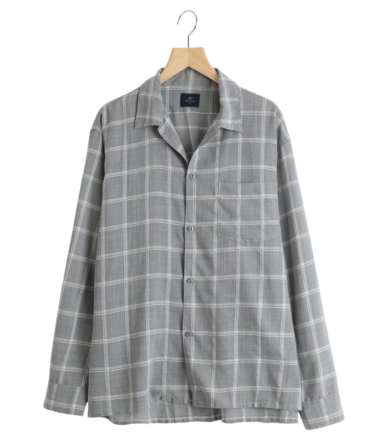 ビエラチェックオープンカラーSH | REMI RELIEF NAVY LABEL