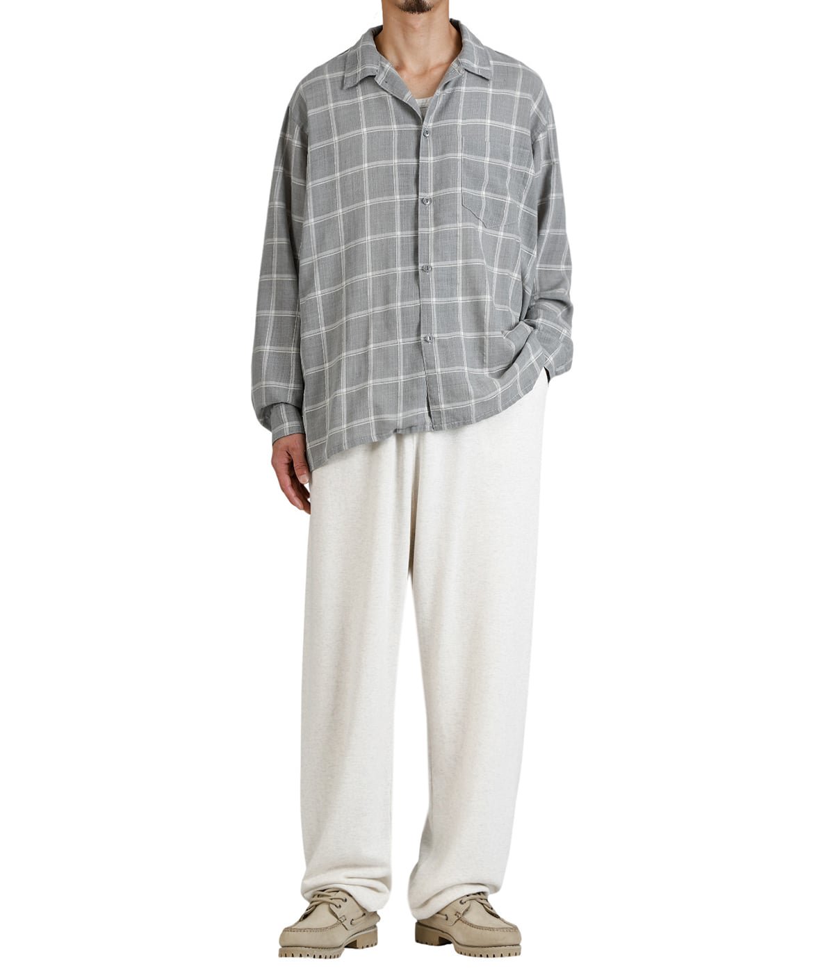 ビエラチェックオープンカラーSH | REMI RELIEF NAVY LABEL