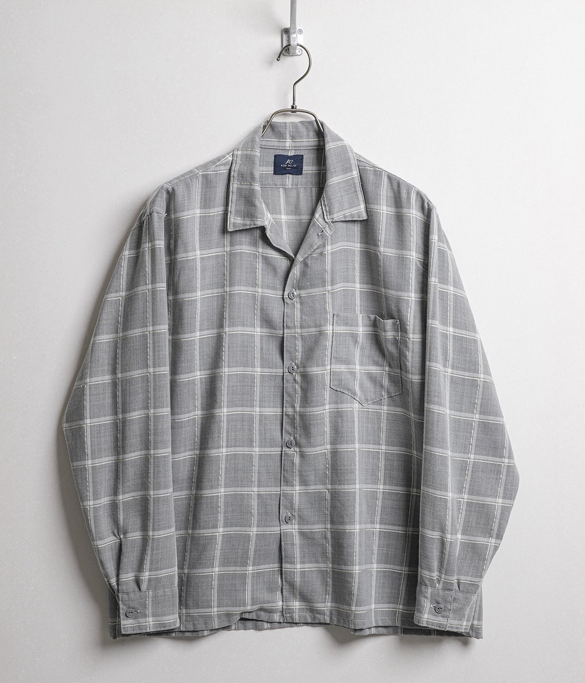ビエラチェックオープンカラーSH | REMI RELIEF NAVY LABEL