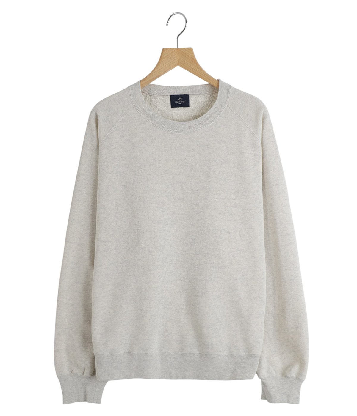 飛び裏毛クルー | REMI RELIEF NAVY LABEL(レミレリーフ ネイビー