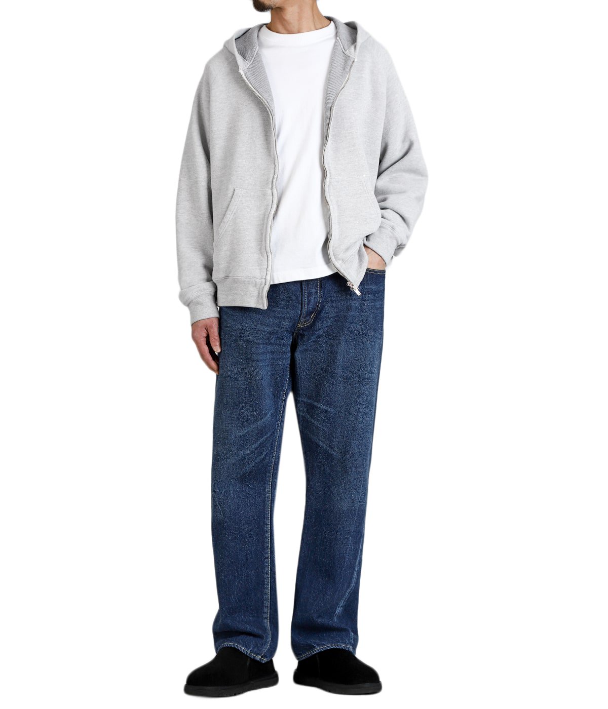 WフェイスZIPパーカ | REMI RELIEF NAVY LABEL(レミレリーフ ネイビー