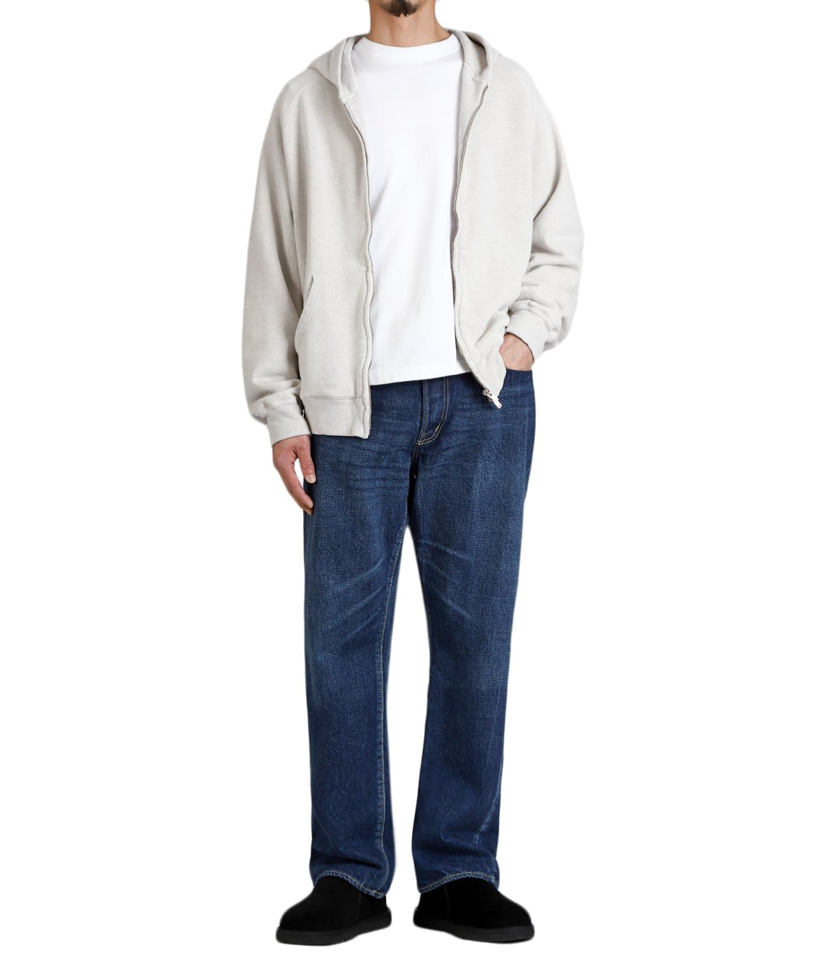 WフェイスZIPパーカ | REMI RELIEF NAVY LABEL(レミレリーフ ネイビー