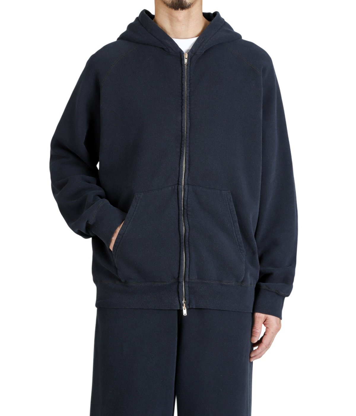 飛び裏毛ZIPパーカ | REMI RELIEF NAVY LABEL(レミレリーフ ネイビー