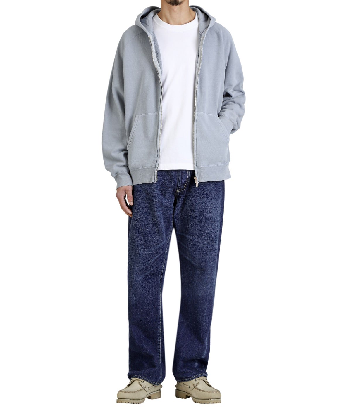飛び裏毛ZIPパーカ | REMI RELIEF NAVY LABEL(レミレリーフ ネイビー