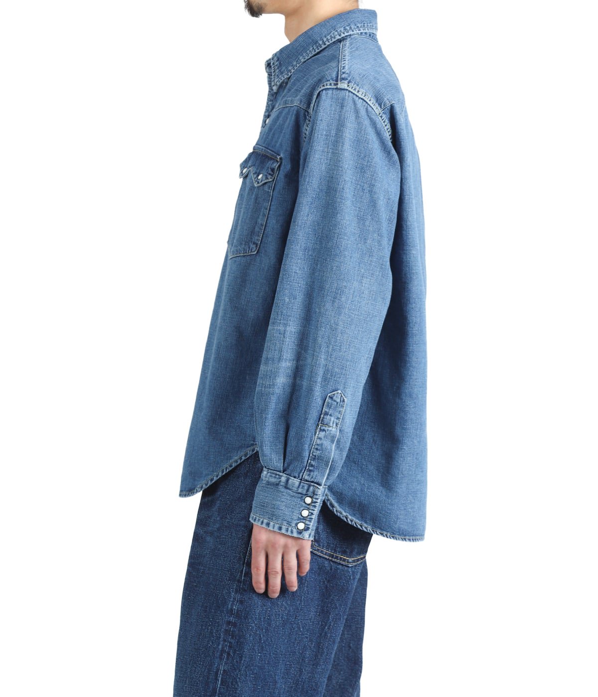 8.5oz DENIM WESTERNSHIRT(ノコギリ型フラップ) | REMI RELIEF