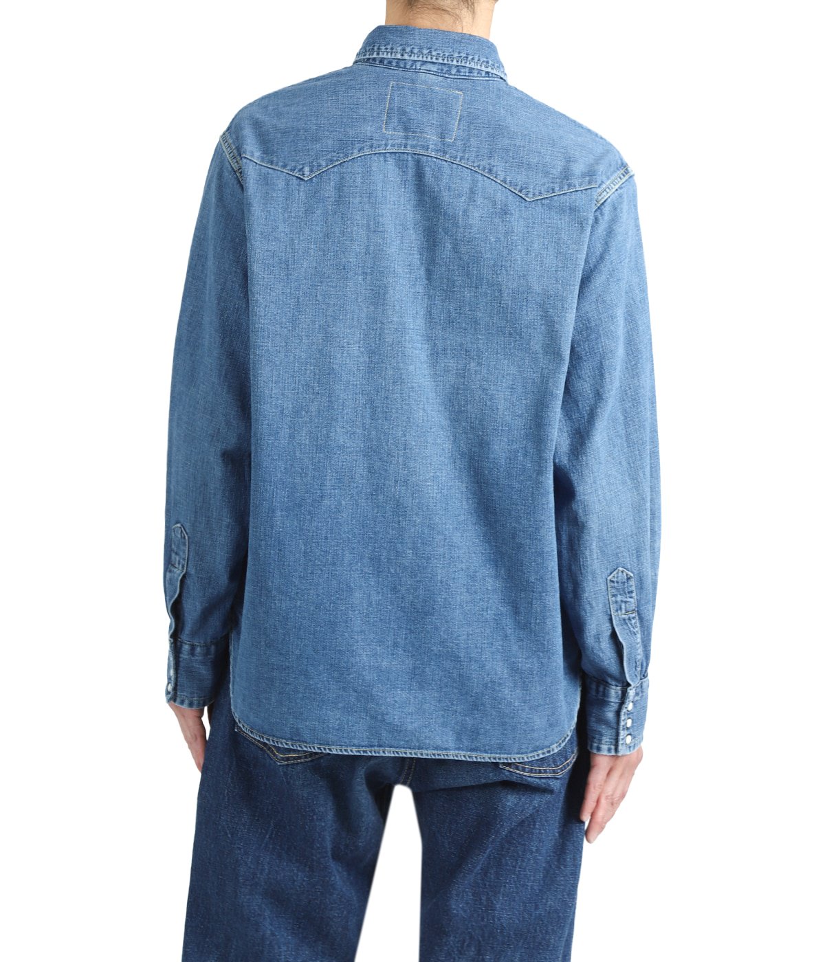 洋楽 Romello 8.5oz DENIM WESTERNSHIRT(ノコギリ型フラップ) | REMI RELIEF