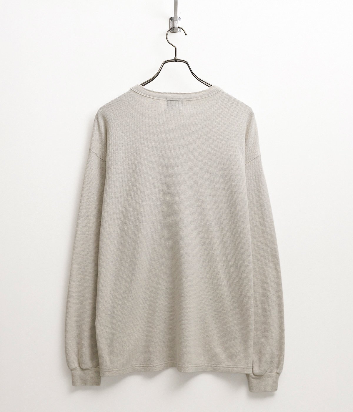 WタックヘンリーネックロンT | REMI RELIEF NAVY LABEL(レミレリーフ