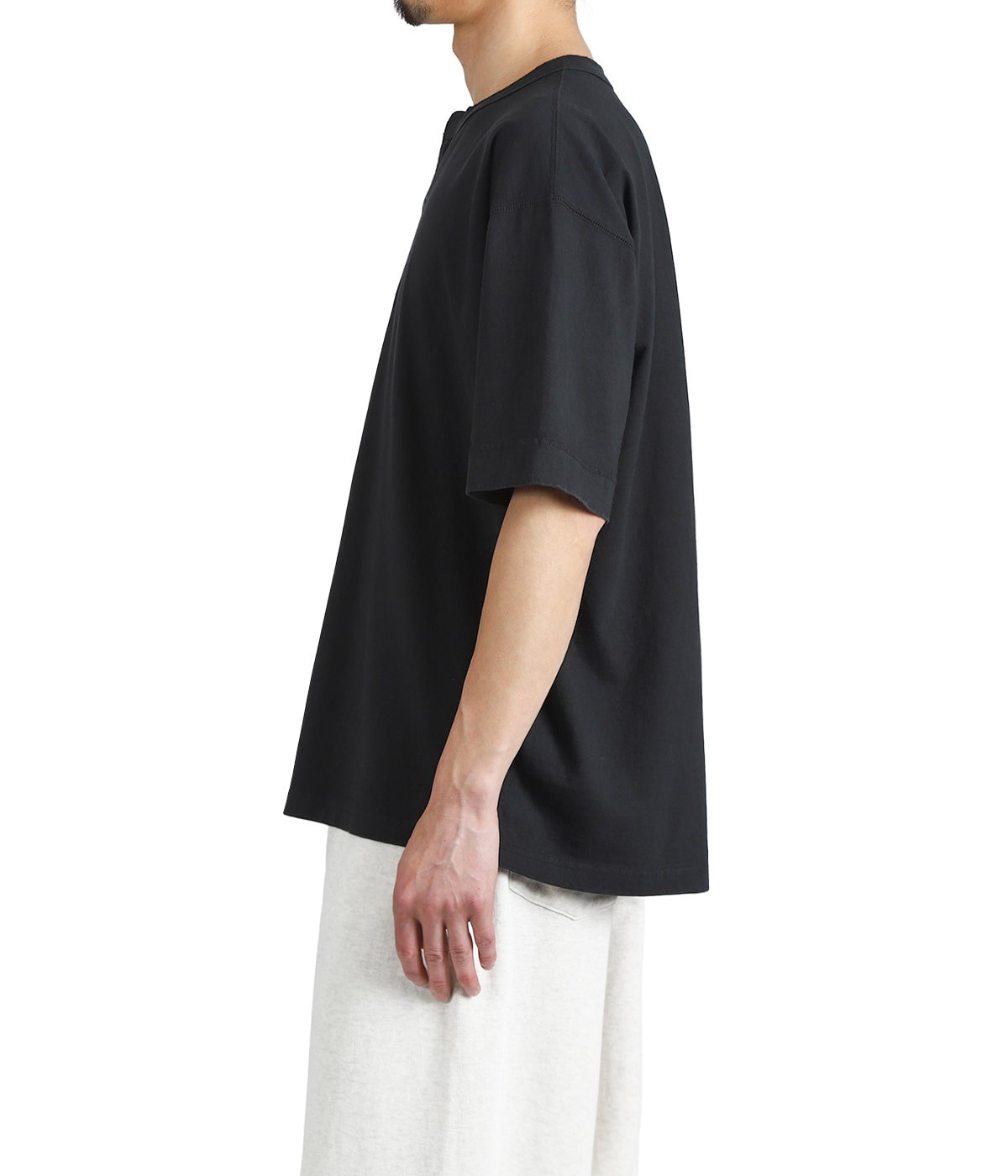16/-天竺ヘンリーTシャツ | REMI RELIEF NAVY LABEL(レミレリーフ