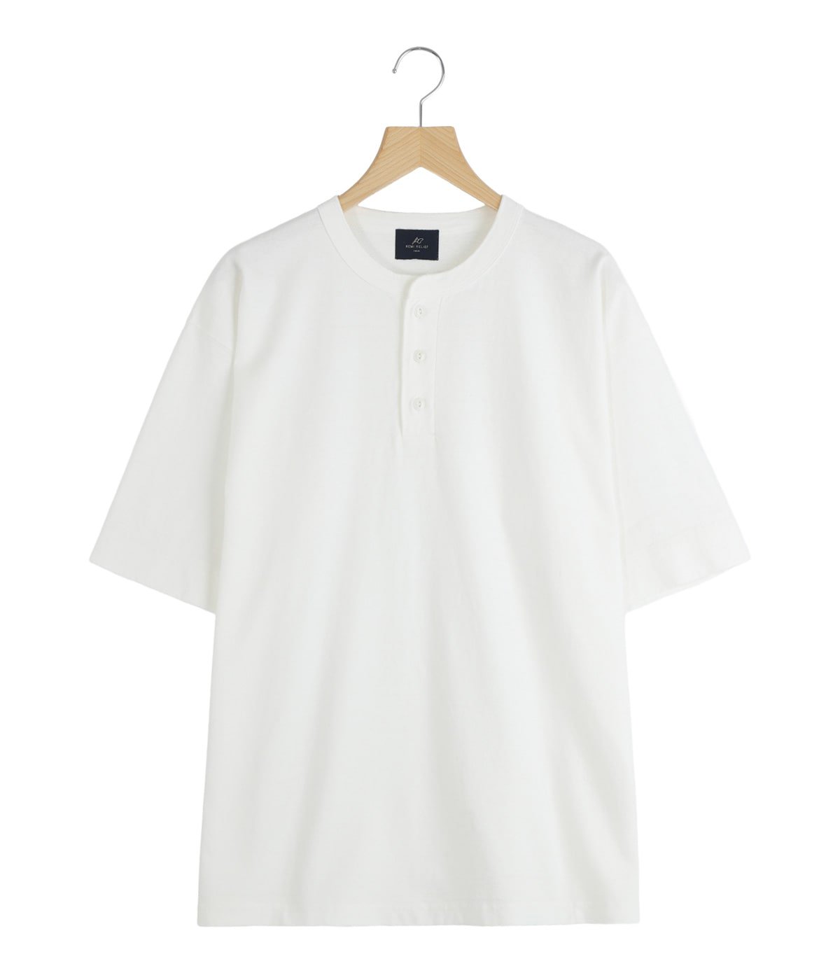16/-天竺ヘンリーTシャツ | REMI RELIEF NAVY LABEL(レミレリーフ