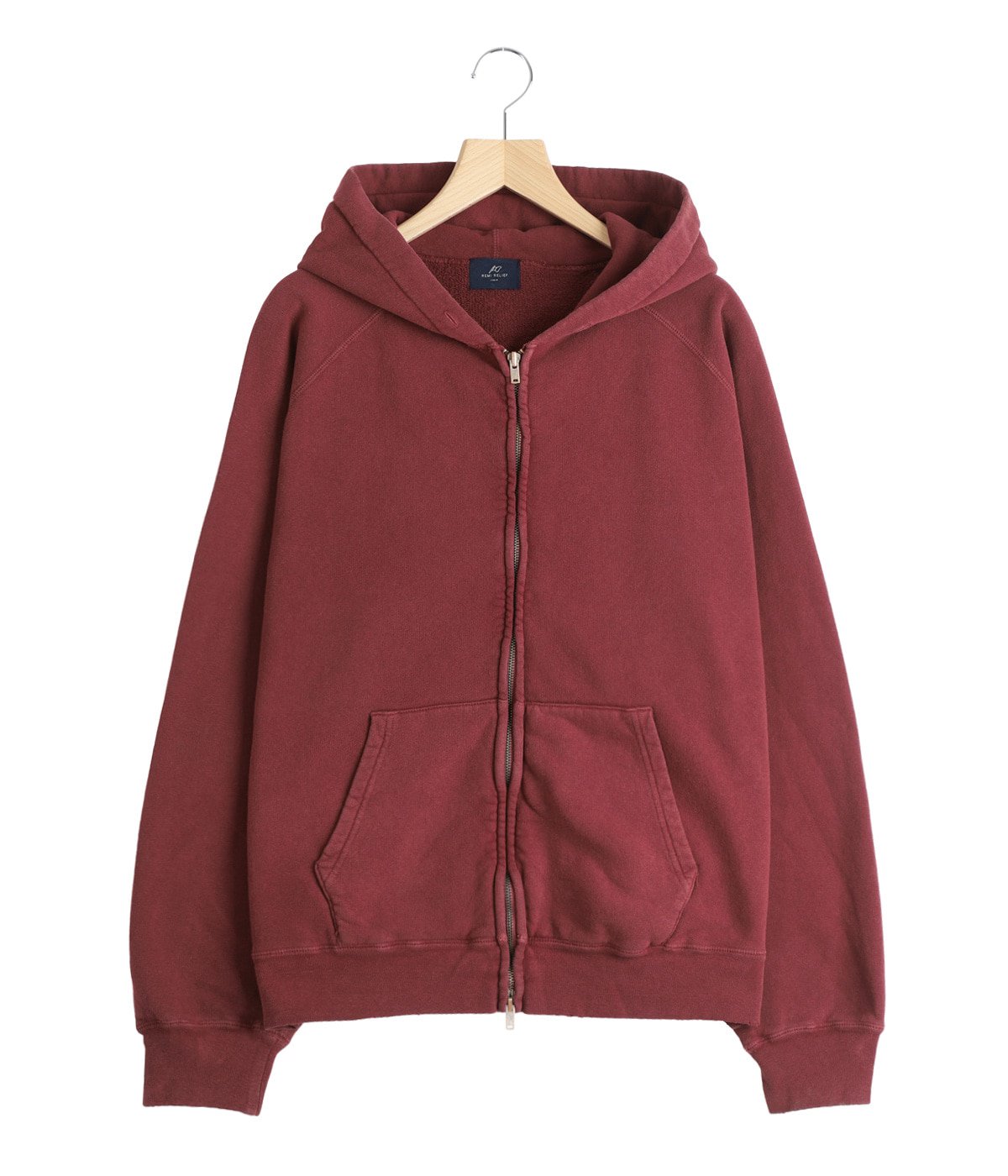 NEW SP加工3飛び裏毛ZIPパーカ(NAVY) | REMI RELIEF NAVY LABEL