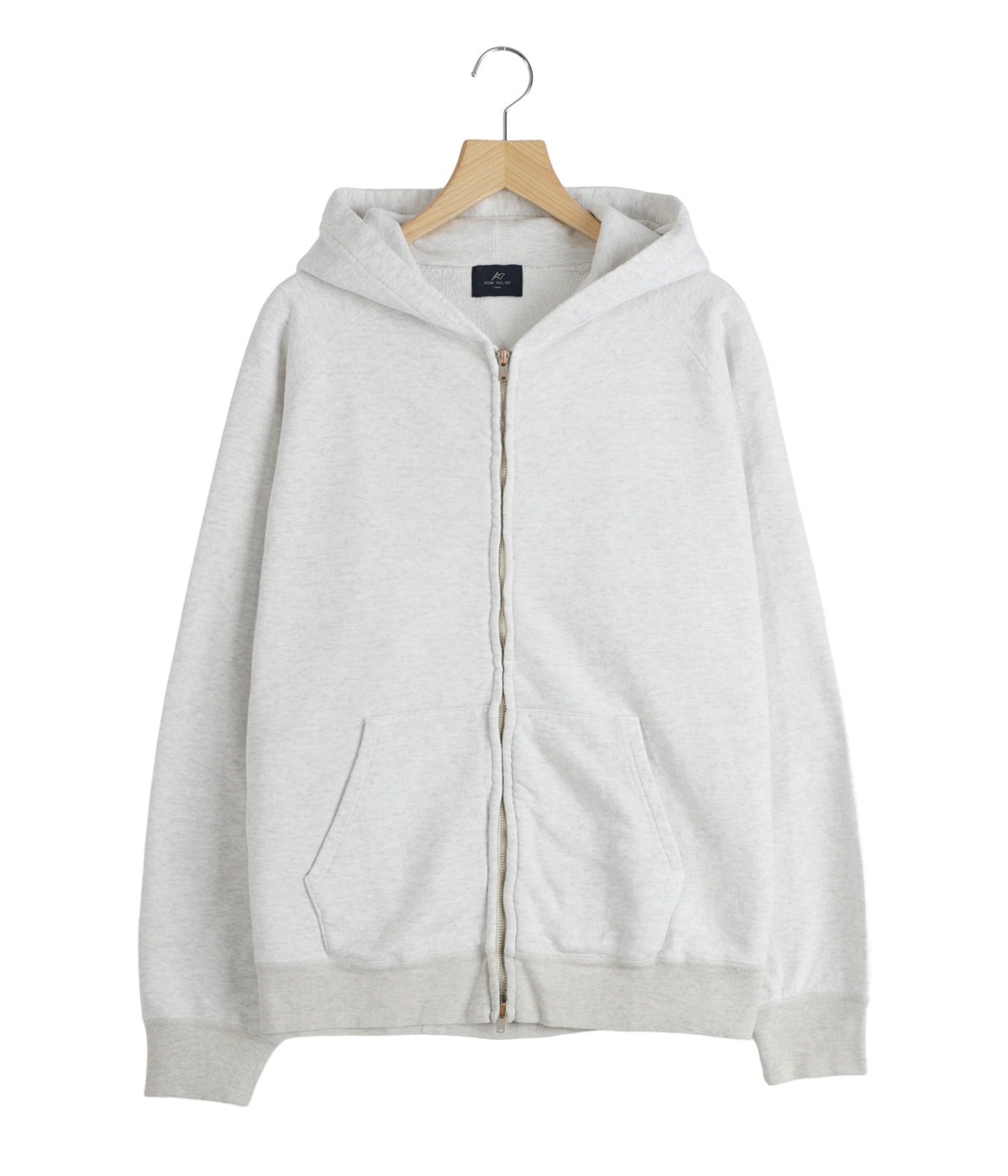 NEW SP加工3飛び裏毛ZIPパーカ(NAVY) | REMI RELIEF NAVY LABEL