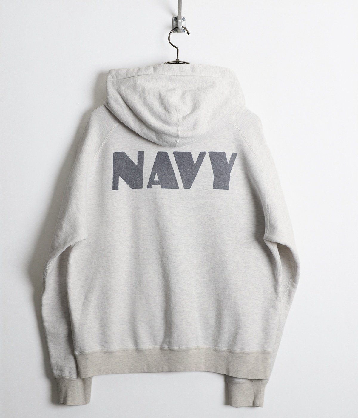 NEW SP加工3飛び裏毛ZIPパーカ(NAVY) | REMI RELIEF NAVY LABEL