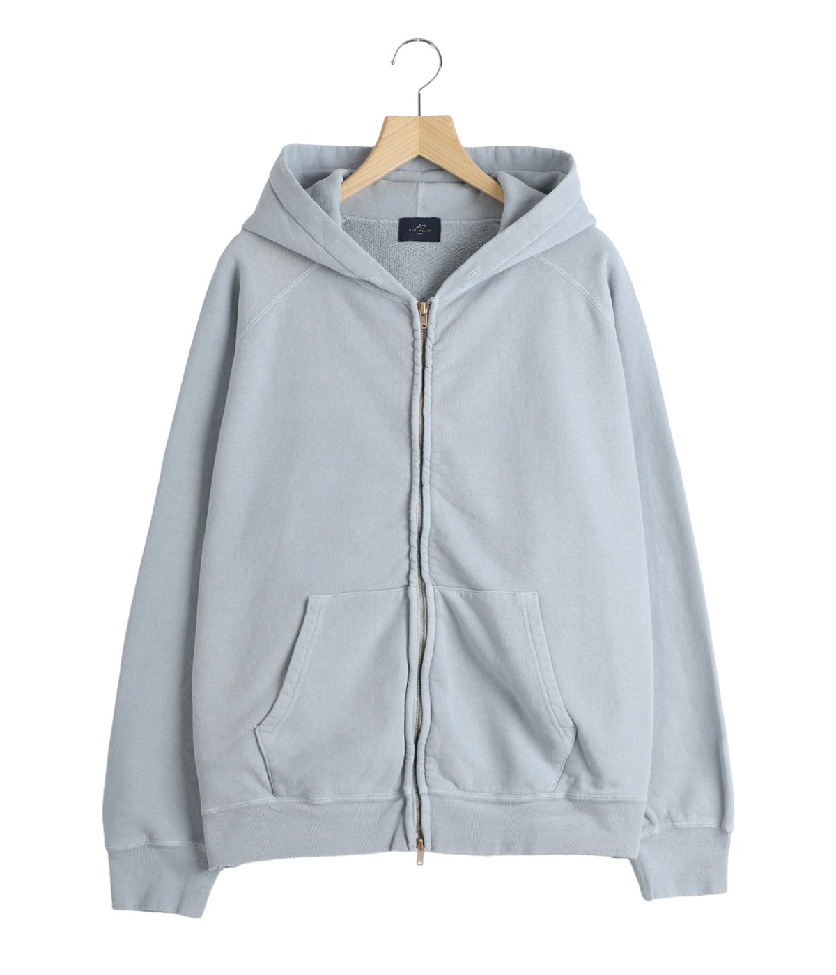 NEW SP加工3飛び裏毛ZIPパーカ(NAVY) | REMI RELIEF NAVY LABEL