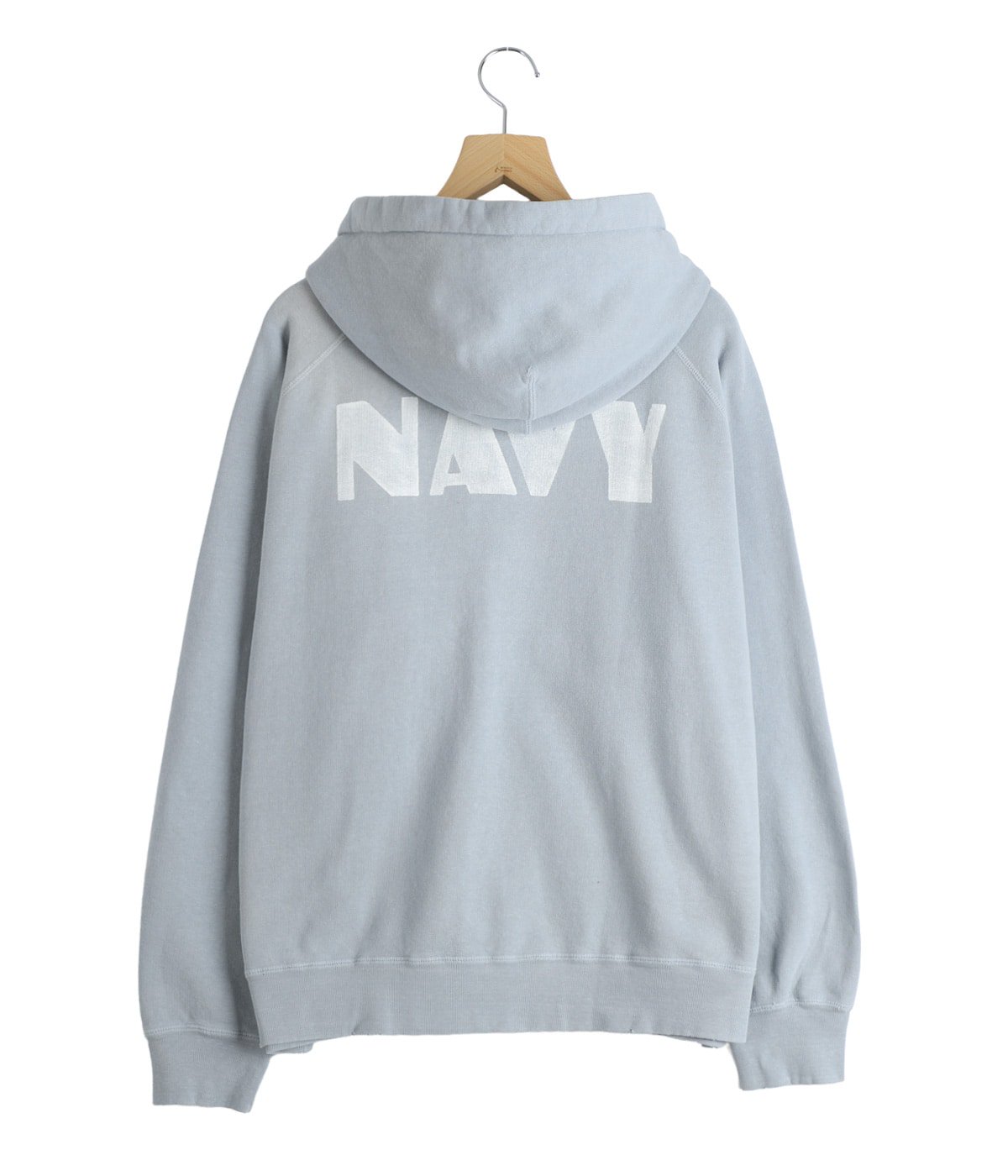 NEW SP加工3飛び裏毛ZIPパーカ(NAVY) | REMI RELIEF NAVY LABEL