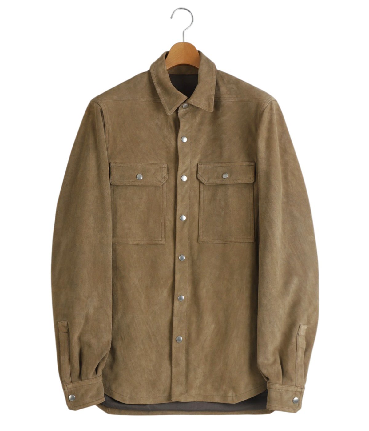 Rick Owens リックオウエンス レザーアウターシャツ 40サイズ Rick Owens（リック・オウエンス） レザージャケット OUTERSHIRT